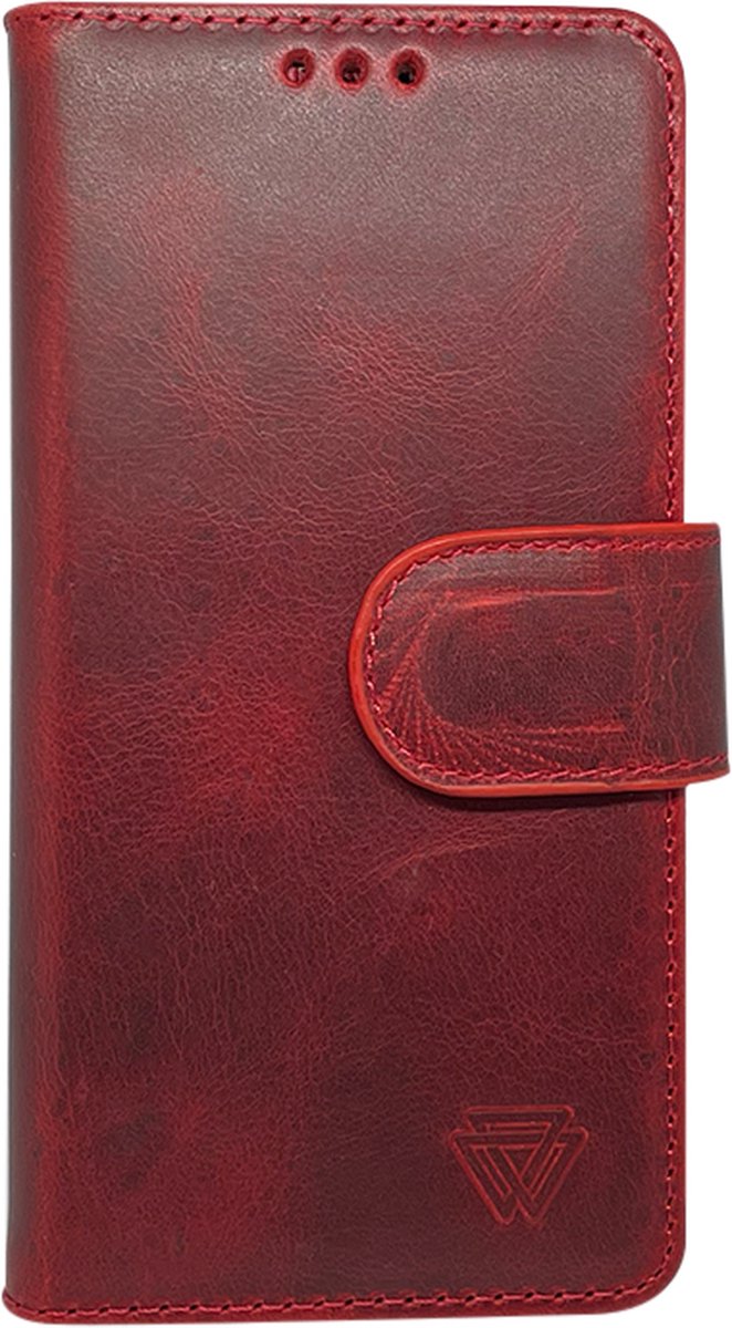 Wachikopa Multi Wallet Bookcase iPhone 12/12 Pro hoesje red