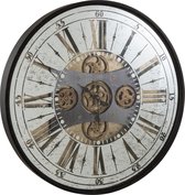J-line horloge - métal - noir - Ø 78 cm