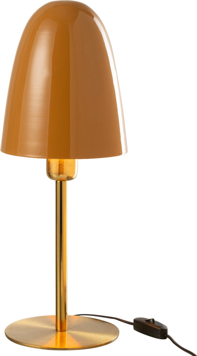 J-Line tafellamp - metaal - oker/goud