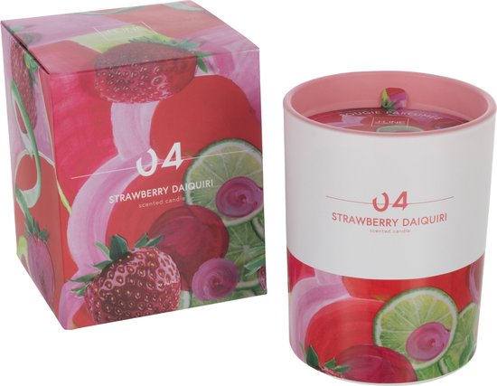 J-Line kaars Aardbei Daiquiri - large - 70U