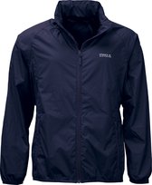 Donkerblauw lichtgewicht heren regenjas Packable van Pro-X Elements - maat L