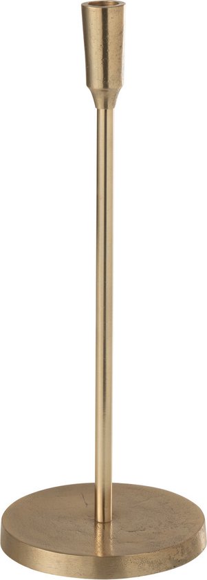 J-Line kandelaar - metaal - goud - small