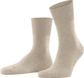 FALKE Run unisex sokken - beige (pebble mel.) - Maat: 46-48
