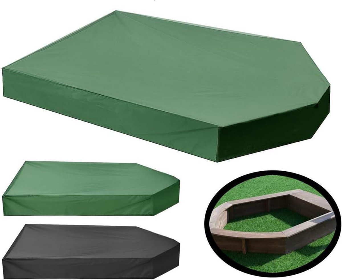 Zandbakafdekking bootvorm Oxford-waterdicht uv-bestendig stofdicht bescherming zandbak zwembadafdekking beschermhoes met ritssluiting