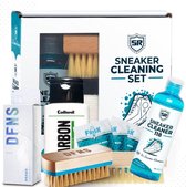 De Sneaker Reiniger Sneaker Cleaner Set (6 in 1 set) - Schoenverzorging - Designer schoenen schoonmaakset - Collonil Midsole cleaner - Sneaker Cleaning kit met zachte schoenborstel - Crep Protect