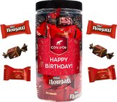 Best of Côte d'Or chocolademix "Happy Birthday" - chocolade verjaardagscadeau - Mini Bouchée, Mini Nougatti & Chokotoff - 600g