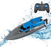 Bestuurbare Boot Hoge Snelheid | RC Boot 30Km/h Snelheid en 2.4GHz | RC Speedboot voor Kinderen en Volwassenen | Afstand Bestuurbare Boot 150m Bereik en Kapseis-proof | High Speed | Waterpret gegarandeerd