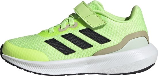 adidas Sportswear RunFalcon 3.0 Schoenen met Elastische Veters en Klittenband - Kinderen - Groen- 34