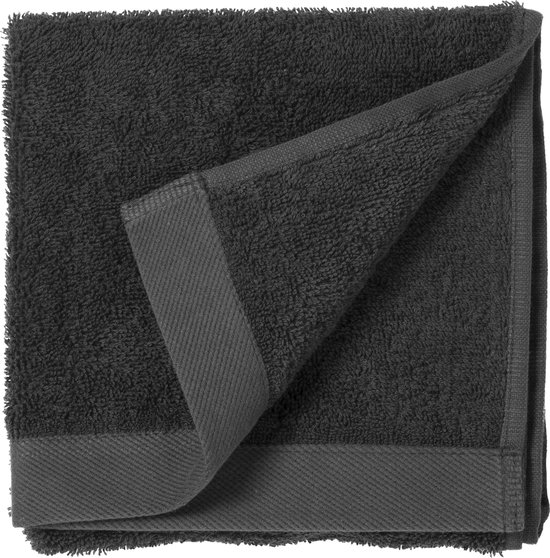 Södahl organic Comfort Handdoek 40 x 60 cm Black