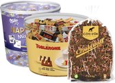 Milka Naps Mix - 207 minis - Toblerone Mixbox Horeca 904 grammes - Bonbons au chocolat Côte d'Or Chokotoff - 2,5KG - Friandises - Chocolat - Value Pack