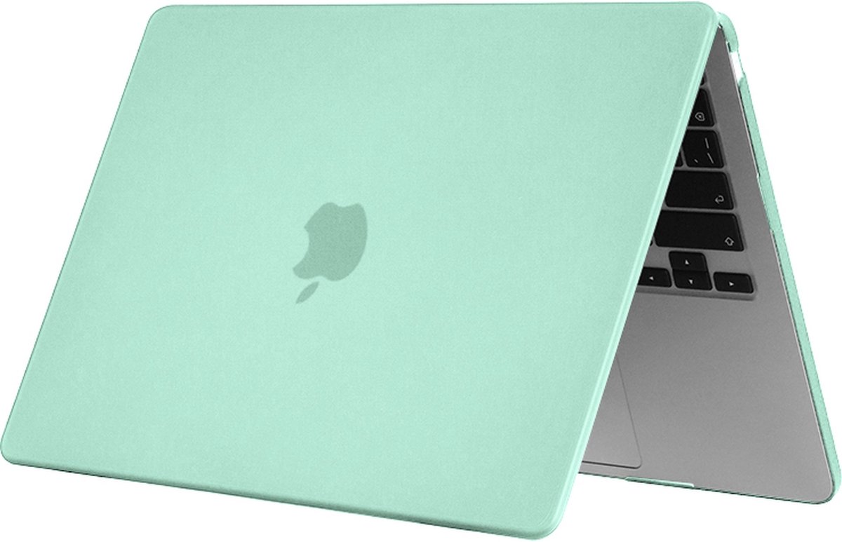 Mobigear Laptophoes geschikt voor Apple MacBook Air 13 Inch (2022-2025) Hoes Hardshell Laptopcover MacBook Case | Mobigear Matte - Groen - Model A2681 / A3113 / A3240