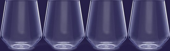 OneTrippel - Waterglazen - Onbreekbare glazen - Waterglas 4 stuks - Set Glazen - 40 cl