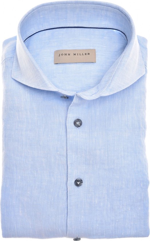John Miller business overhemd lichtblauw