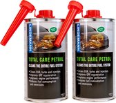 Lindemann Total Care Petrol 2 X 1000ml - Alles-in-één Benzine Reiniger Auto - Motor Reiniger Benzine - Benzine additief - Motorreiniger Complete Reiniging Brandstofsysteem