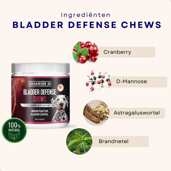 Sharon B Bladder Defense Snacks - Voor hond met blaasgruis ...