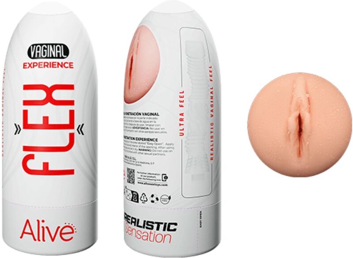 Goedkoopste ALIVE - FLEX MALE MASTURBADOR VAGINAL SIZE M | MAN MASTURBATOR | SEX TOY VOOR MANNEN