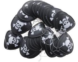 50 piraten ooglapjes