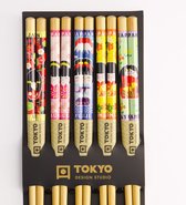 Tokyo Design Studio - Chopsticks Set - Eetstokjes - 5 paar - Maiko