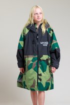 Omkleed jas - Poncho - Hard-Shell - Kind - Green Camouflage/Grey