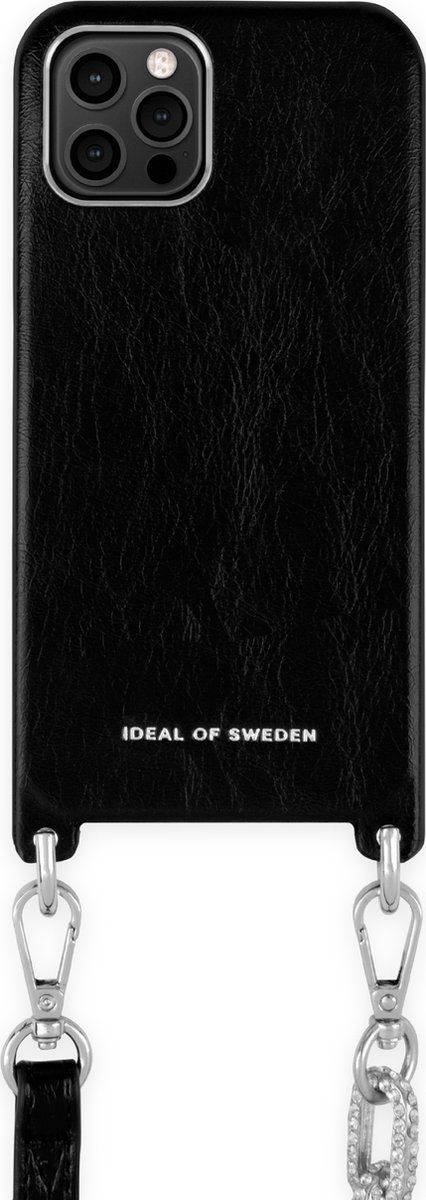 iDeal of Sweden Statement Necklace iPhone 12 / 12 Pro Platinum Black