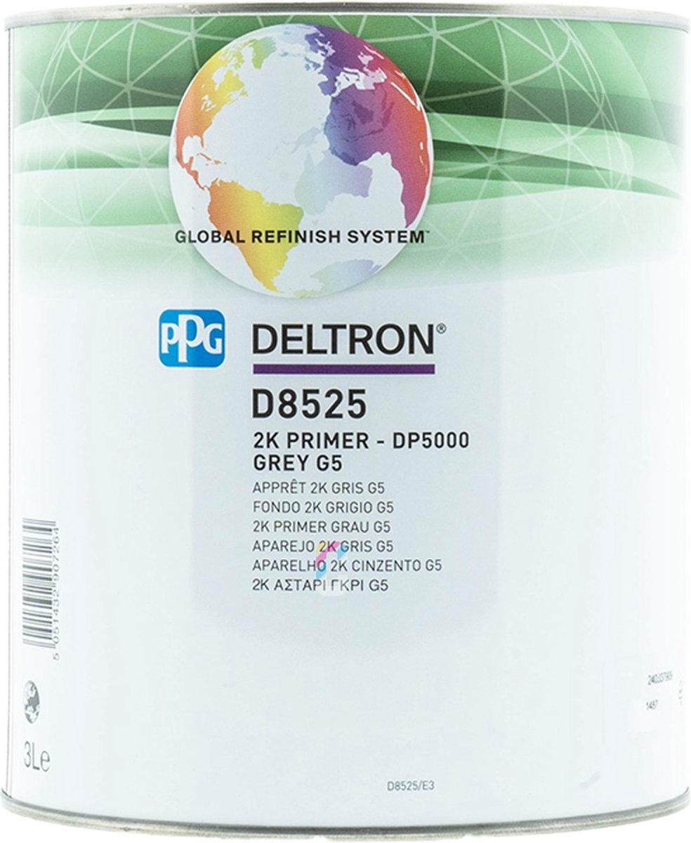 PPG DP5000 2K Primer Grijs G5 - 3 liter