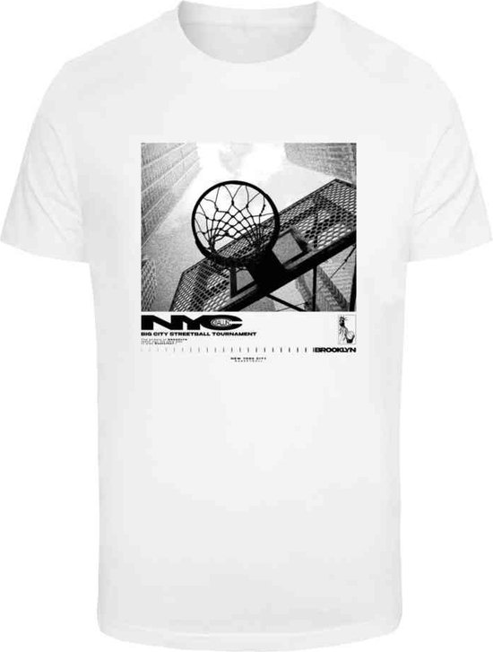 Mister Tee - NYC Ballin Heren T-shirt - XL - Wit