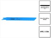 Komet reciprozaagblad PALLETS 200mm 8-12tpi 5 st. ( 501.396 ) HSS-Bi-Metaal Vario