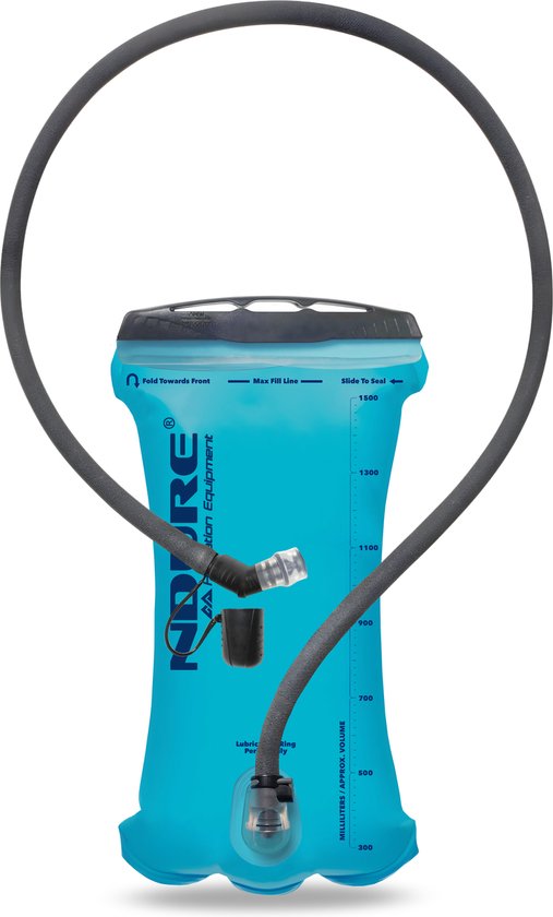 Drinkzak Waterzak Drinkreservoir 1.5 liter Geisoleerde Drinkslang bol