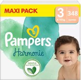 Couches Pampers Harmonie - Taille 3 - 348 couches (6-10 KG) - 4 x 87 pièces - Pack Mega valeur