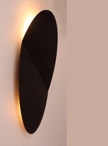 Chericoni Piatto Wandlamp - 2 Lichts - Zwart - Metaal, Ijzer, Glas - Italiaans Design - Nederlandse Fabrikant
