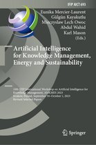 IFIP Advances in Information and Communication Technology- Artificial Intelligence for Knowledge Management, Energy and Sustainability