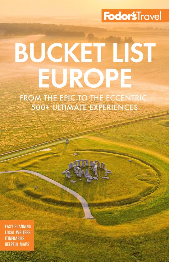 Full-color Travel Guide- Bucket List Europe - cover