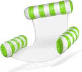 Luchtmatras zwembad opblaasbare stoel waterstoel met rugleuning en armleuningen zwemzitje - zonnestoel waterrelaxstoel