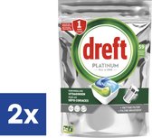 Dreft Platinum All in One Vaatwastabletten Original - 2 x 59 tabs