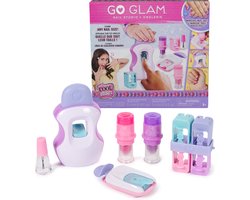 foto van Cool Maker - Go Glam Nagelstudio - Stijl 200 nagels met 4 ontwerpen 2 nagellak-applicators en nagelmasker - Manicureset