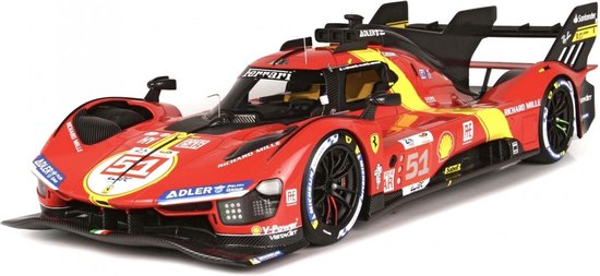 Ferrari 499P 1:18 Lemans winner 2023 No 51 Burago