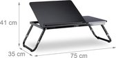 Laptopbedtafel, klaptafel, bureau, laptoptafel, Bed table - Dienblad voor in Bed met Opklapbare Poten voor Ontbijt 40 x 75 x 35 cm