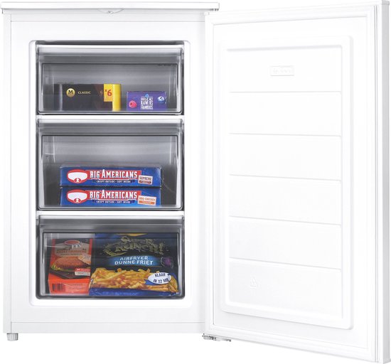 Tomado TFT5501W - Tafelmodel vriezer - 87 liter - 3 vrieslades - Energielabel C - Wit