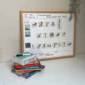 Planbord - Educatieve Planbord - Educatieve Speelgoed - Kinderen 3-12 jaar - Montessori Speelgoed - Dag planner - Leren Plannen - Magnetische Pictos - Autisme - TOS - Planner - Educatieve Cadeau voor kinderen - Zummikids