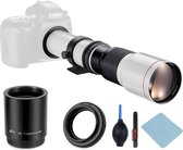 JINTU 500mm/1000mm f/8 Handmatige Telelens voor Nikon DSLR-camera's