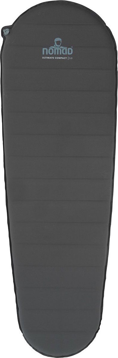 NOMAD® Ultimate Compact 5.0 Slaapmat Zelfopblazend | 196 x 63 | 5 cm dikte | Kleine pakvolume | 1 Persoons Luchtbed | Incl Hoes