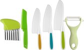 Couteaux enfants - set 6 pièces - Le petit chef - couteau de cuisine enfant - couteau de chef enfant - set de cuisine - couteau de sécurité