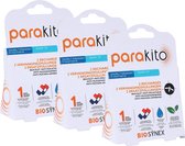 Para'kito Pack 6 stuks Navullingen - Anti-muggen armband - Doeltreffende Bescherming - Herlaadbaar - Waterbestendig - Verstelbaar