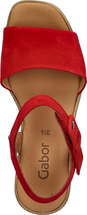 Gabor dames sandaal - Rood - Maat 38,5