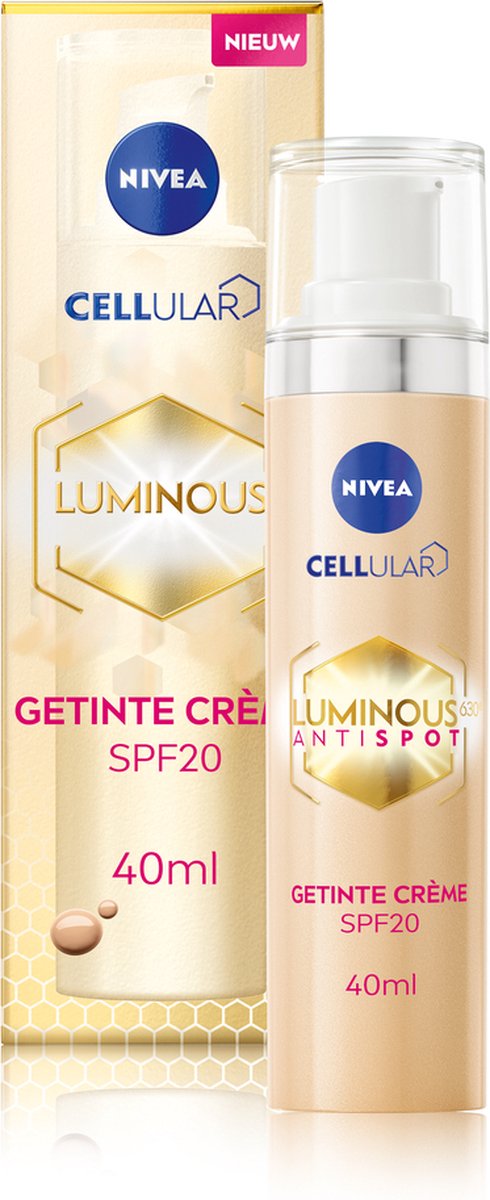 Nivea Cellular Luminous630 Getinte Dagcrème SPF20 - 40ml
