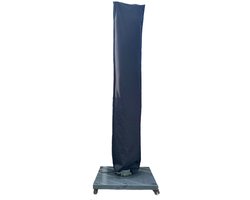 Parasolhoes - ronde zweefparasolhoes t/m ø 3,5 m- vierkante zweefparasolhoes t/m 3mx3m - Zware dikke kwaliteit - Met stok rits en trekkoord
