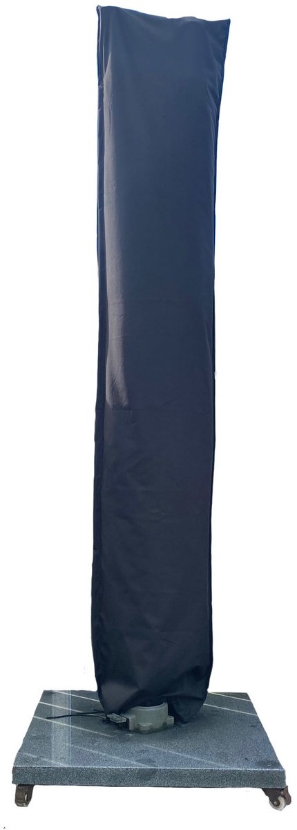 Parasolhoes - ronde zweefparasolhoes t/m ø 3,5 m- vierkante zweefparasolhoes t/m 3mx3m - Zware dikke kwaliteit - Met stok rits en trekkoord