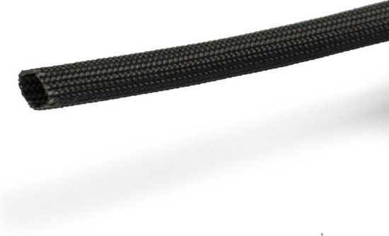 Housse Premium Résistante à la Chaleur Zwart jusqu'à 550°C - 6mm x 2,5m