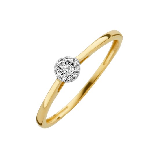 Blush Diamonds Dames Ring Goud - Goud - 17.75 mm / maat 56