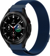 By Qubix Samsung Galaxy Watch 5 Pro - 45 mm - Bracelet milanais (connecteur rond) - Bleu foncé - Largeur de bande : 20 mm